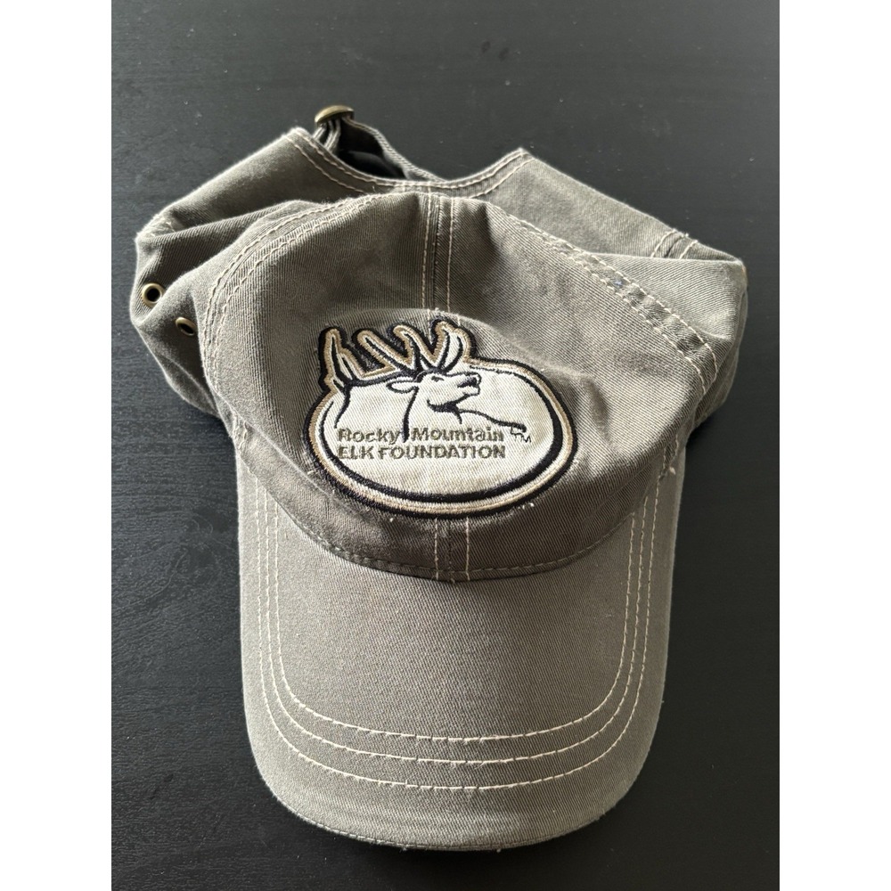 Rocky Mountain Elk Foundation Hat Sustaining Member Cap Strapback OSFM